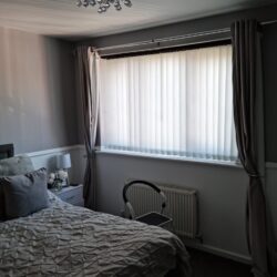 Bedroom Window Vertical Blinds