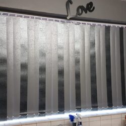 Silver Gray Vertical Blind