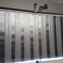 Silver Gray Vertical Blind